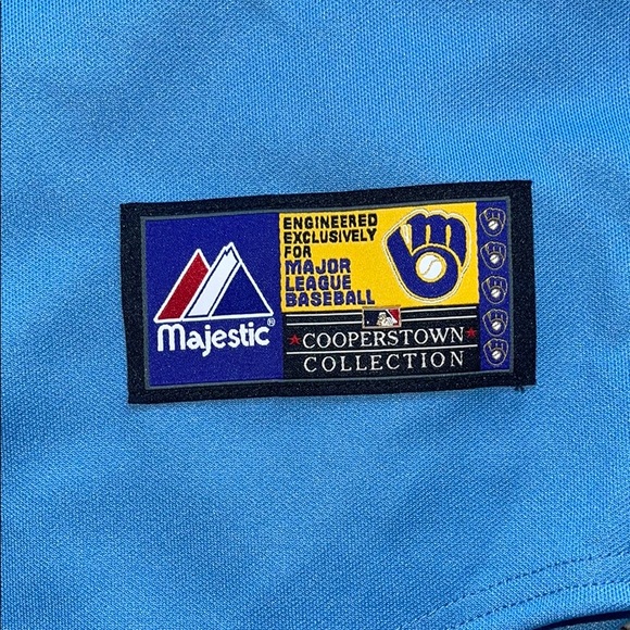 Milwaukee Brewers Prince Fielder #28 Mens Majestic Baseball Jersey Size Small - Picture 3 of 7